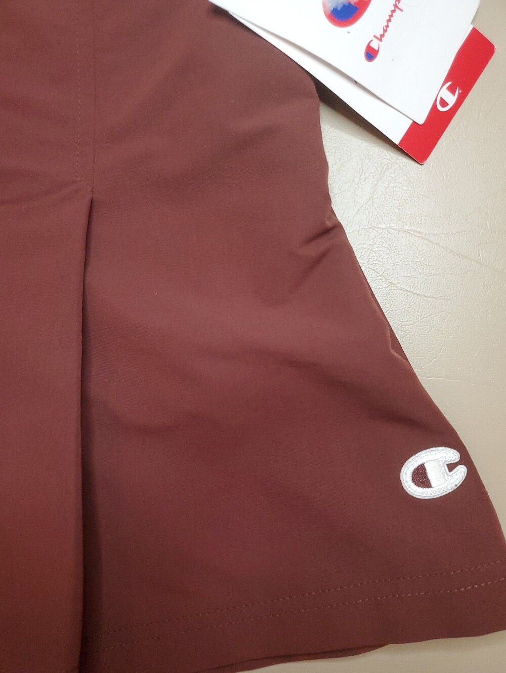 NWT Champion Ruby A-Line Pleated Mini Skirt Skort Women's Size 2 Side Zip - Picture 7 of 12